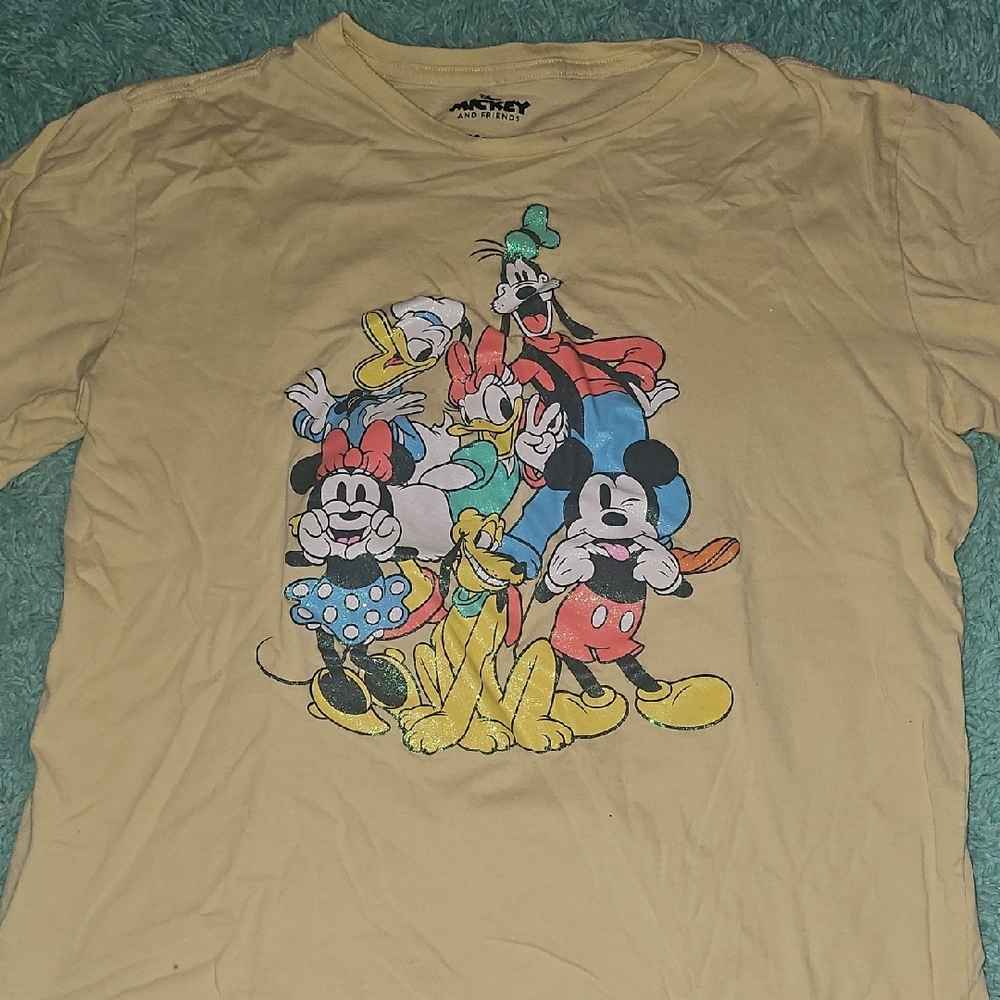 Disney Glitter Character Graphic T-Shirt